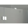 thumbnail image 5 of Dreamwerks 32 in. D x 47 in. W x 79 in. H Frameless 3-Piece Hinged Shower Enclosure with Frosted Glass, 5 of 5