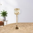 thumbnail image 4 of GROWTH TANK Crystal Holder Pillar for Centerpiece Decorative gold large, 4 of 7