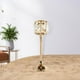 thumbnail image 4 of Portavelas de cristal moderno Zulema para Navidad Boda Inauguración de oro grande Porta vela, 4 of 8