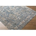 thumbnail image 4 of BoutiqueRugs Cooranbong Vintage Faded Look Traditional Area Rug - Oriental Medallion Carpet for Living Room, Bedroom - Farmhouse - Distressed - Navy, Denim, Cream - 5' x 7'5", 4 of 19