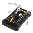 thumbnail image 4 of WorkPro 24-Piece 1/4" Drive Socket Set,Ratchet Handle,Screwdriver Bits, 4 of 6