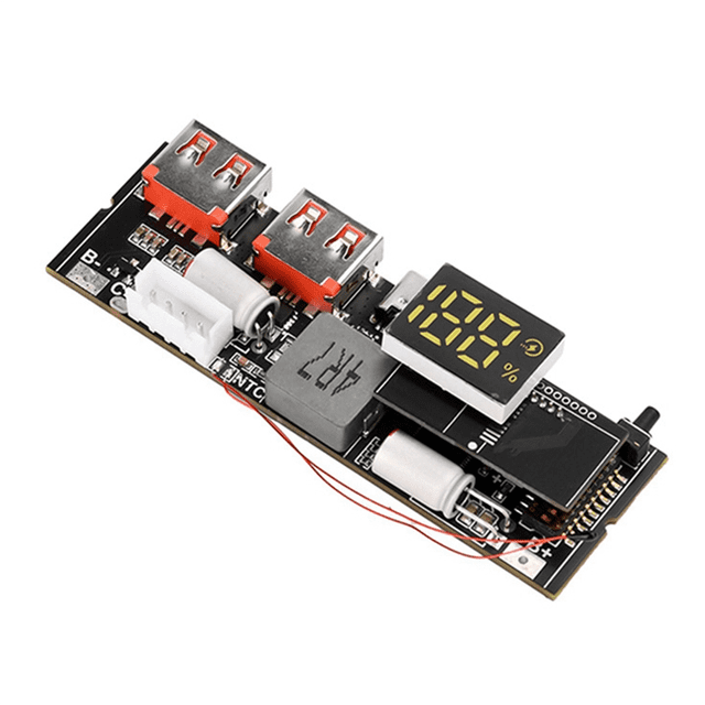 Power Bank Double TYPE C Port Two Way Mobile Power Module 18650 Charging Circuit Board DIY Motherboard 3S 65W