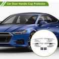 thumbnail image 2 of Protector de copa de manija de puerta de automóvil Unique Bargains para Mazda CX-30 2020 tono plateado cromado ABS 4 Pcs, 2 of 6