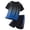 Blue, variant on Gubotare Little Boy Gymnastics Outfit Boys Active Shorts Set 2 Piece Athletic Quick Dry Graphic Tees Tank Tops and Basketball Shorts for Boys Size 6-7 (Green,6-7 Years)
