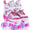 Pink-S, variant on TOMSHOO Adjustable Light Up Roller Skates