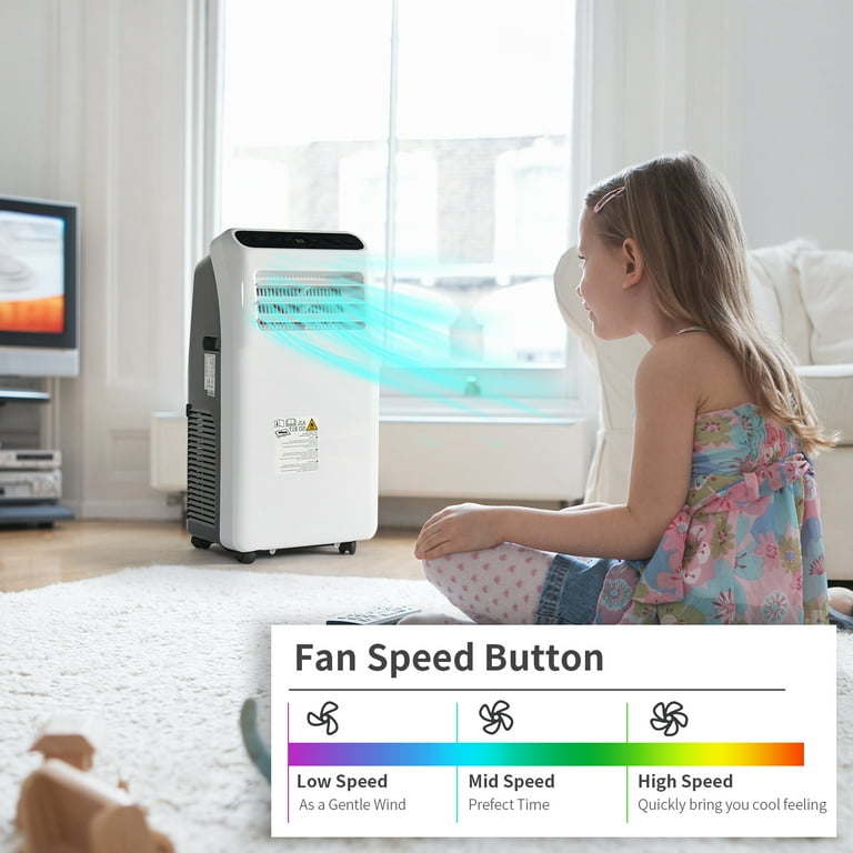 Aoxun 11500 BTU Portable Air Conditioner, 4-in-1 AC Unit With Cool Dehum  Fan Sleep Heat Mode - Walmart.com