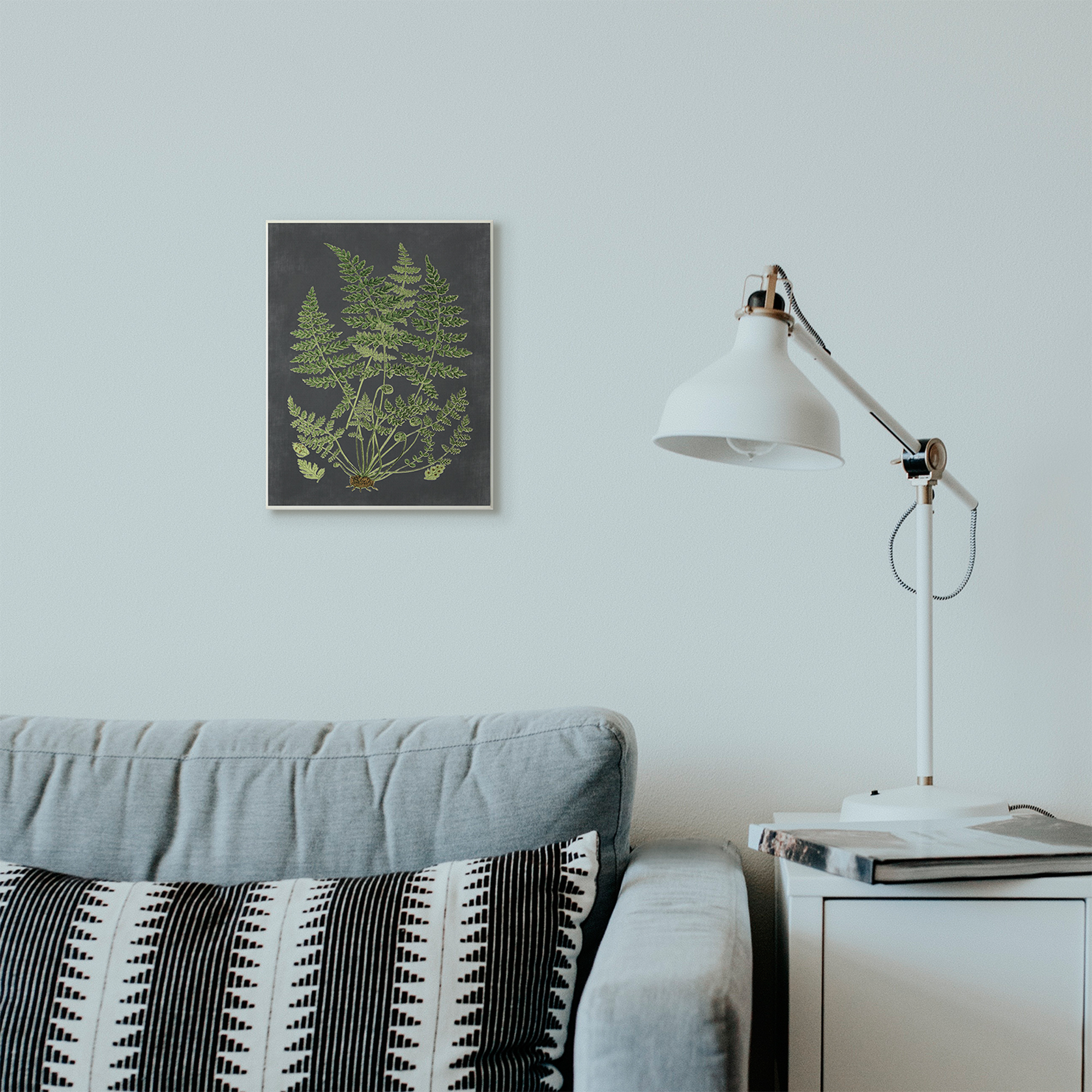 Stupell Industries Botanical Drawing Green Black Design Wall Plaque by Lettered and Lined