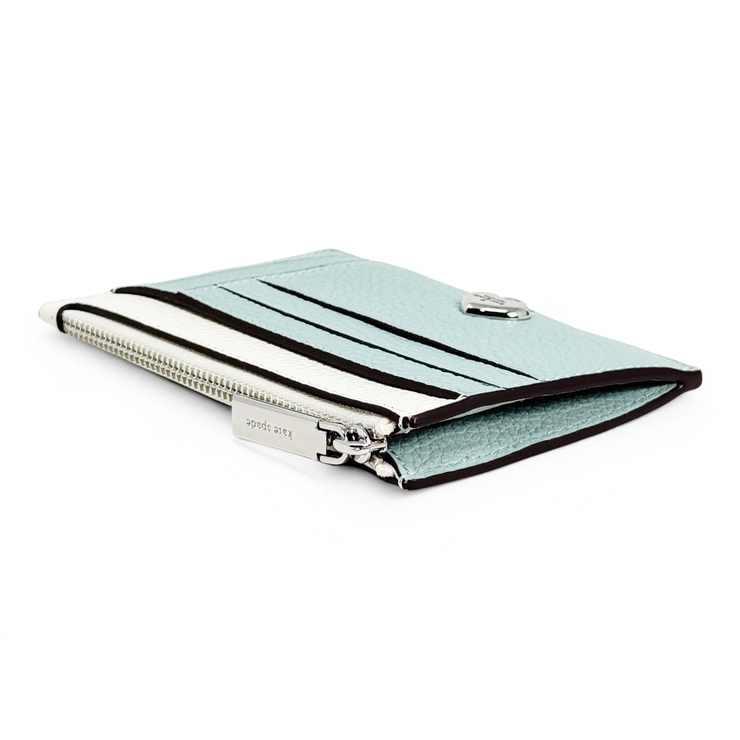Kate Spade New York Women's Kayla Large Slim Leather Card Case (Aventurine Multi)