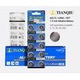 thumbnail image 3 of Tianqiu LR44 AG13 357A LR44H 1.5V Alkaline Coin Cell Batteries (100 Batteries), 3 of 10