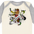 thumbnail image 4 of Inktastic Buchanan Tartan Lion Boys or Girls Long Sleeve Baby Bodysuit, 4 of 5