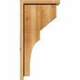 thumbnail image 3 of 6"W x 12"D x 24"H Monterey Rough Sawn Corbel w/Backplate, Western Red Cedar, 3 of 9