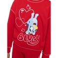 thumbnail image 2 of Bluey Girls' Valentine's Day Graphic Crewneck Pullover, Sizes 4-12, 2 of 11