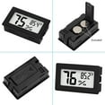 thumbnail image 3 of 2 Pack Mini Digital Hygrometer Indoor Outdoor Thermometer Hygrometer LCD Temperature Humidity Meter Gauge for Cigar Humidor, Guitar, Garden, 3 of 7