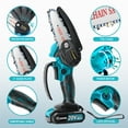 Saker Handheld 4 Inch Mini Chainsaw, Pruner, Cordless, Rechargeable