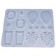 thumbnail image 1 of WASHWEPE 1Ud De Silicona Flexibles Para Manualidades Cristalino Para Colgantes Color Gris Claro, 1 of 8