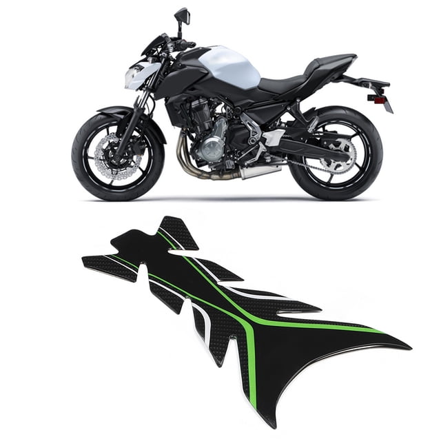Tanque Motocicleta Fibra De Carbono Tanque De Combustible Pegatina Decorativa Para Z650 NINJA650