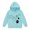 00&Sky Blue3210, variant on Tiijoy Girls Casual Hoodie Dog Paw Hand Long Sleeve Hooded Sweatshirt, Sizes 2-13