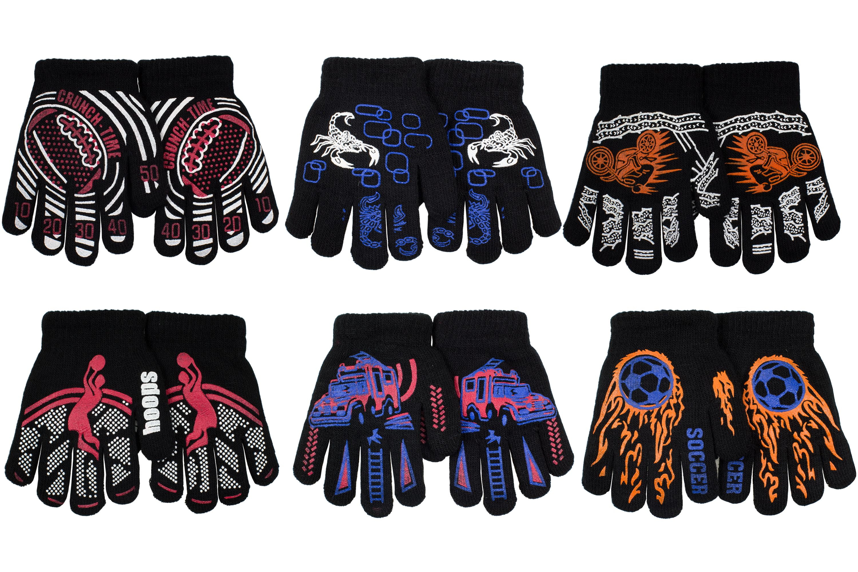 Gelante Gelante Toddler/Children Winter Knitted Magic Gloves Wholesale Lot 612 Pairs