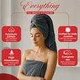 thumbnail image 5 of RIVERSIDE Cotton Large Bath Towels 27 x 54 Set of 4 with 600 GSM Soft Absorbent for Hotel & Spa - Gray, 5 of 8