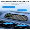 thumbnail image 4 of Multi-Function Car Anti-Slip Mat Dashboard Organizer: 360° Rotatable Phone Holder + Storage Compartments + Privacy Parking Number Plate, 4 of 4