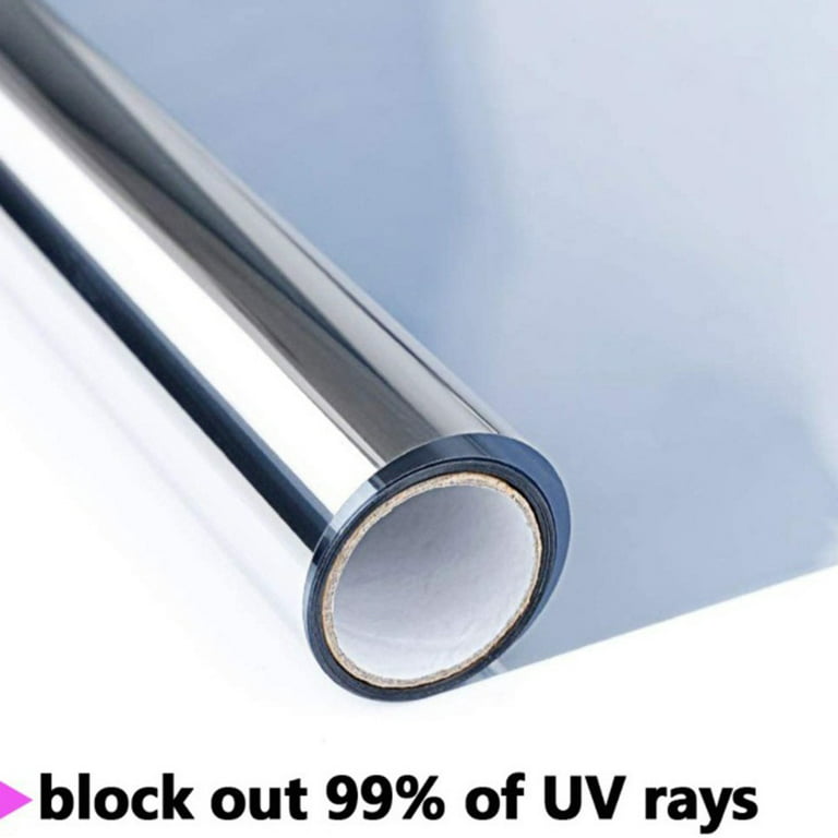 One Way Mirror Film Privacy Glass Sticker Reflective UV Solar Insulate US 