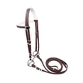 thumbnail image 4 of Almencla Harnais de Cheval avec Anneau Réglable en Acier Inoxydable Tête de Cheval Marron 13.5cm, 4 of 8
