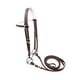 thumbnail image 4 of Cabezada para caballo, brida multiusos, riendas, equipo ecuestre, PVC marrón 135 cm, 4 of 9