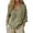 A-Green138, variant on Women's Relaxed Fit V Neck Blouse Casual Workday Office Wear 3/4 Sleeve Tunic Top