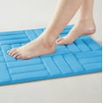 thumbnail image 3 of Yafa Home Fashion Vibrant Color Polyester Bath Rug Set, 50 cm x 80 cm, Easy Care (3 Count), 3 of 8