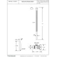 thumbnail image 4 of Westbrass 12" Bendable Corrugated Faucet and Toilet Supply Kit with 1/4-Turn Round Handle Angle Stop, Satin Nickel, 4 of 6