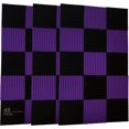 thumbnail image 1 of Paquete de 2 paneles de absorción de sonido CHAO color morado y negro 1' x 12' x 12', 1 of 5