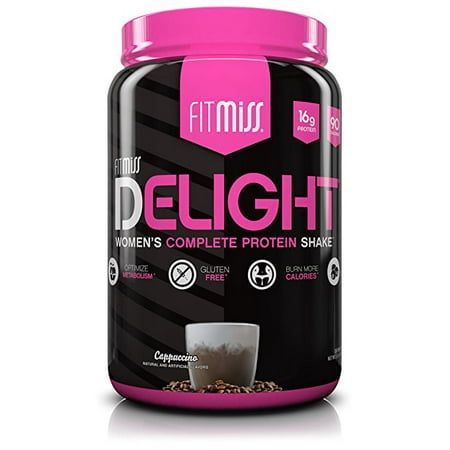 FitMiss Delight Protein Powder, Cappuccino, 16g Protein, 2 (Best Whey Protein For Female Weight Loss)