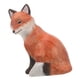 thumbnail image 4 of Figura de animal, estatua de zorro, escultura de madera, artesanía, adorno de escritorio para el hogar, decoración de oficina, 4 of 8