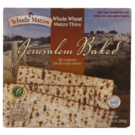 Yehuda Matzo Thins Matzo Thins Whole Wheat, 10.5 Ounce