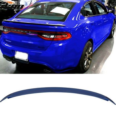 Chi Wing Rattan Factory Compatible with 13-16 Dart OE Factory Flush Trunk Spoiler Aero Wing #PCL Blue Streak Pearl ()