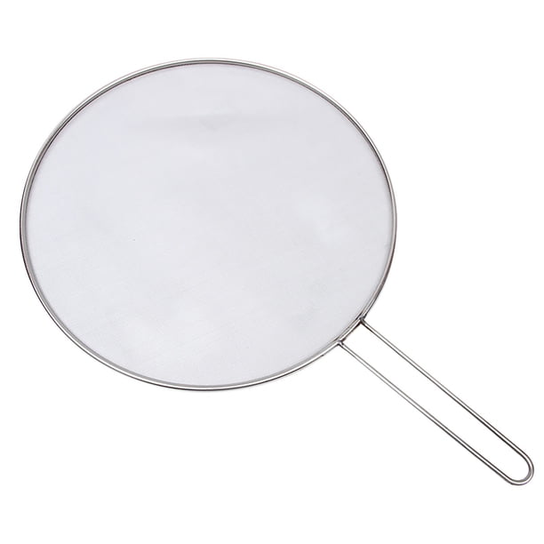 Sartén Redonda De Acero Inoxidable De 29 Cm Para Utensilios De Cocina, Con Tapa Plegable A Prueba De Explosiones.