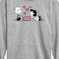 thumbnail image 3 of Peanuts -   Lucy And Schroeder Heart Thoughts  - Toddler And Youth Long Sleeve Graphic T-Shirt, 3 of 6