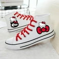 Alex 2025 Hello Kitty White Printed HighTop Unisex Sneakers, Couple’s