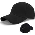 thumbnail image 2 of Uqiangy Women's Hats & Caps Baseball Caps Woman Trucker Hats Women Womens Baseball Caps Baseball Hat Ball Cap Baseball Hats Black, 2 of 3