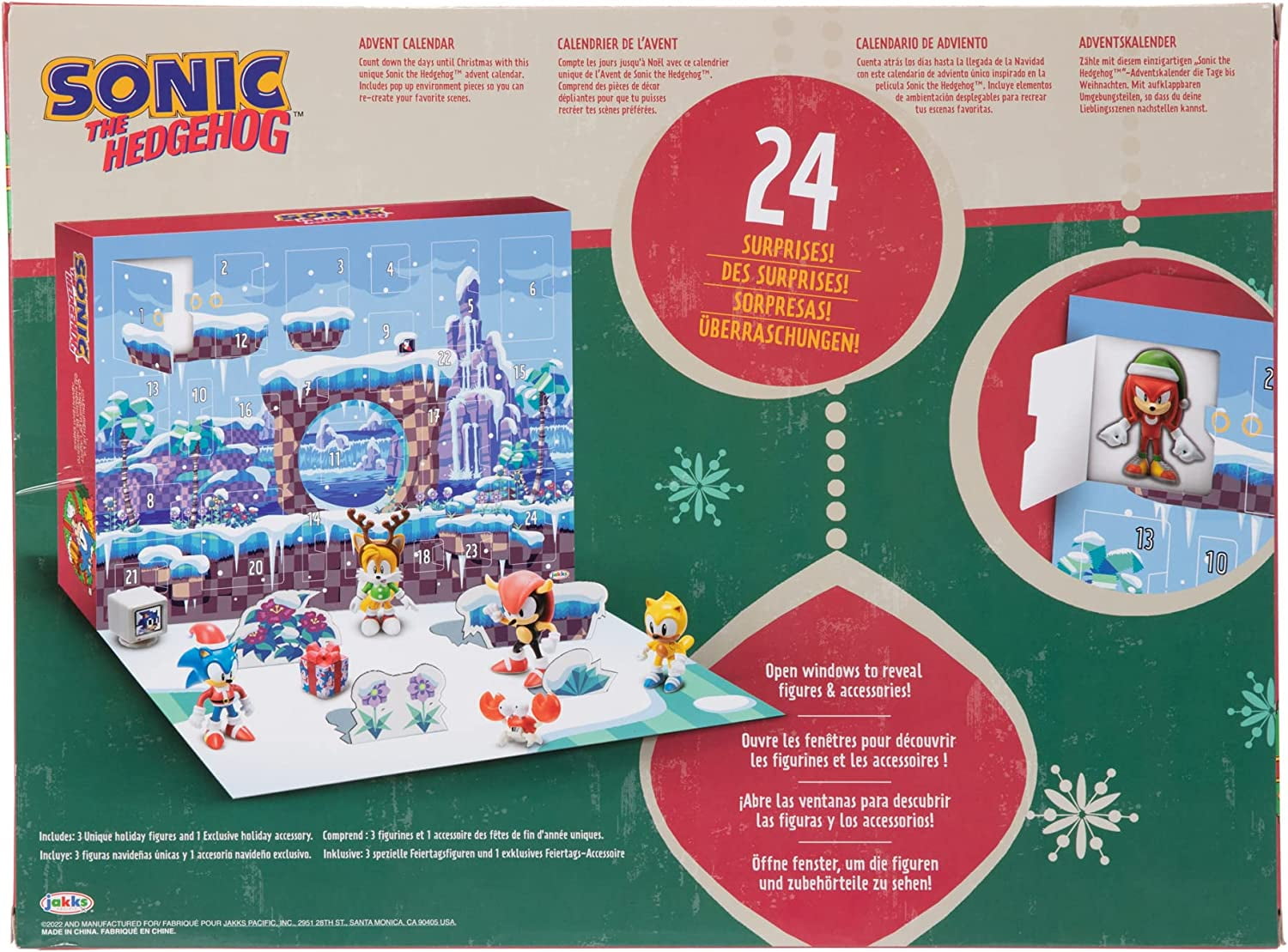 Bandai Sonic Prime Advent Calendar | Sonic The Hedgehog Kids Advent  Calendar 2023 With Figures Stickers And More Based On The Sonic Prime  Netflix