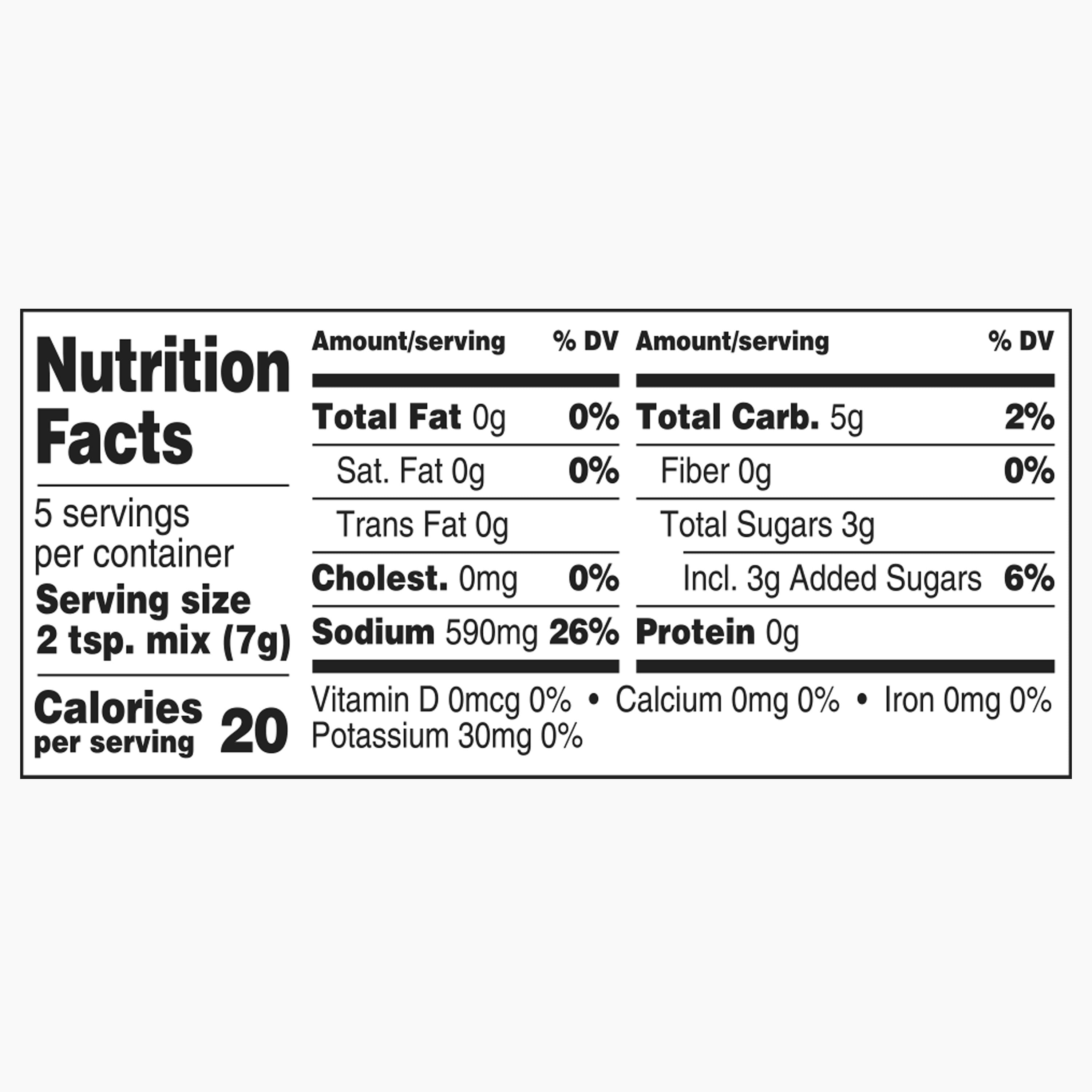 (5 pack) Great Value Nashville Hot Wing Seasoning Mix, 1.25 oz