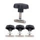 thumbnail image 3 of Tornillos de riel de bloqueo de 50 mm, piezas de plástico para automóviles, repuesto, kit de tornillos de fijación estándar para placa multiflex T5 Baoblaze Tornillos de riel de bloqueo, 3 of 8