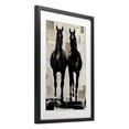 thumbnail image 3 of Stupell Industries Equinity Horse Pair Black Framed Print Under Glass, design by Annabelle Hall, 20 x 14, 3 of 10