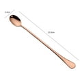 thumbnail image 2 of 9-inch Iced Tea Spoon Stainless Steel Long Handle Spoon Milkshake Spoon Coffee Stirring Spoon Titanium, 2 of 8