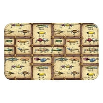 River's Edge Antique Lure Foam Bath Mat - 63821