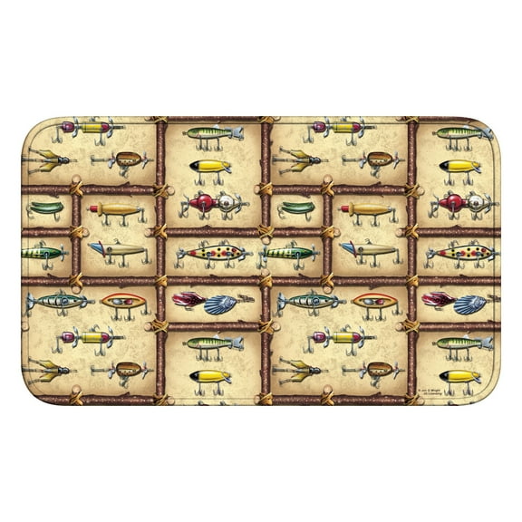 River's Edge Antique Lure Foam Bath Mat - 63821