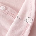 thumbnail image 5 of Gerichy Infant Baby Girl Fall Outfit Coming Home Romper Cotton Solid Color Jumpsuit Newborn Winter Clothes 0-18 Months, 5 of 7