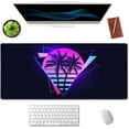 thumbnail image 3 of Vaporwave Palm Large Gaming Desk Mat, Extra Large Desk Mat, Cute Mouse Pad, Latge Keyboard Mat, Gaming Mouse Pad, Extended Mouse Pad, XXL Gaming Mouse Pads for Game Office, 35.4 x 15.7 inch, 3 of 6