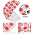 thumbnail image 5 of FMSHPON Christmas Snowflakes Xmas Christmas Tree Skirt Stand Mat for Holiday Party Decoration Indoor Outdoor 48 inches, 5 of 6