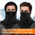 thumbnail image 2 of GHSDFBB Tactical Heavyweight Balaclava Outdoor Sports Mask, Black, Medium, 2 of 7